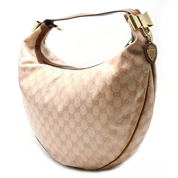 Gucci Handbags - Gucci Shoulder Pink GG Bag Crystal Leather